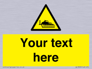 Custom warning grounding cruiser on lock cill